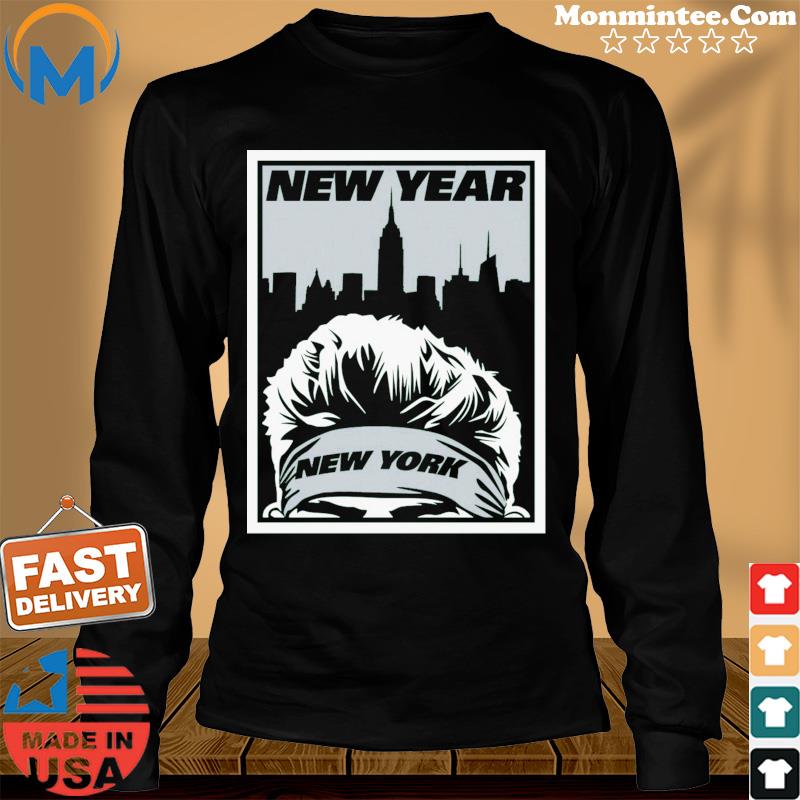 New Year, New York Football Tee Shirt Long Sweater