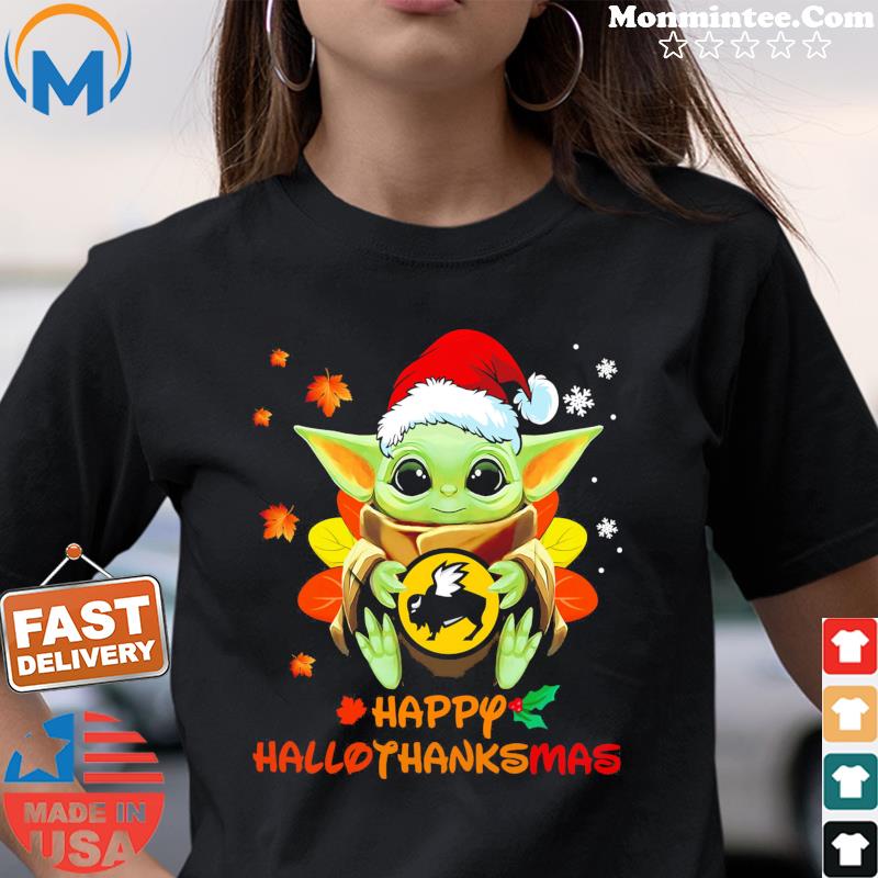 Baby Yoda Pumpkin Hug Buffalo Bills Happy Halloween Shirt, hoodie