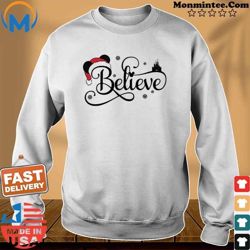 Christmas Believe Tee Shirt Sweater