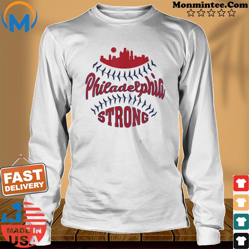 Philadelphia Baseball Skyline Philadelphia Strong T-Shirt Long Sweater