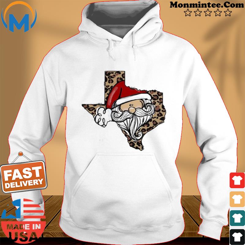 Texas Leopard Pattern Tee Shirt Hoodie
