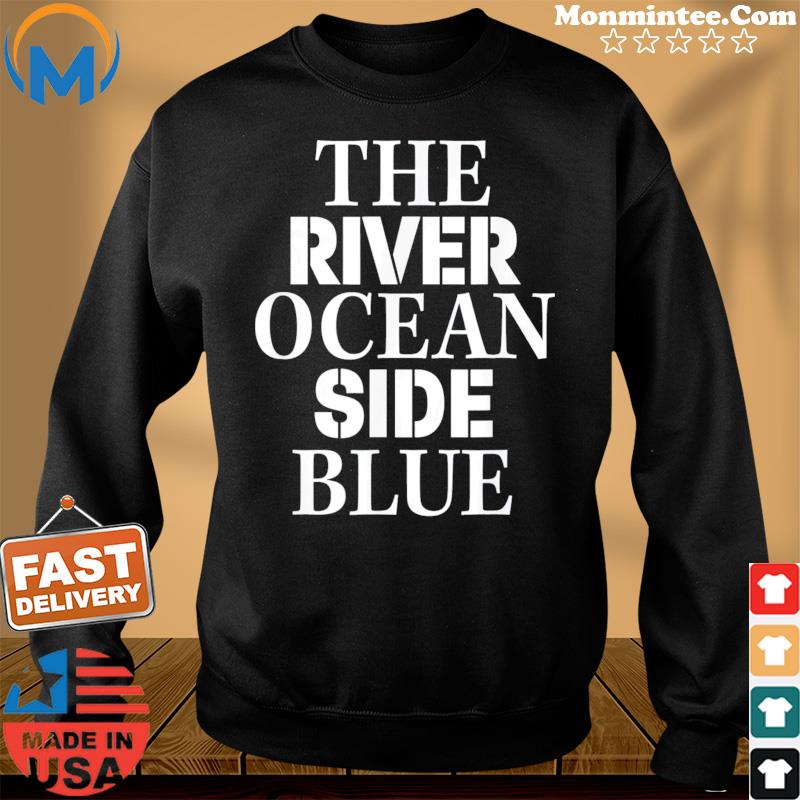 The River Ocean Side Blue T-Shirt Sweater