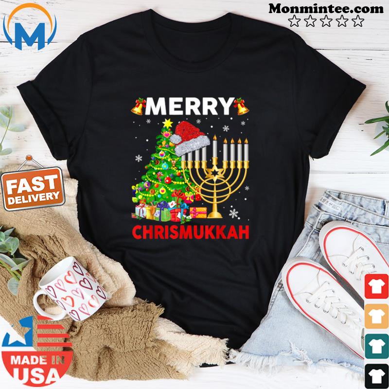 Hanukkah Jewish Merry Christmas Chrismukkah Ugly Shirt